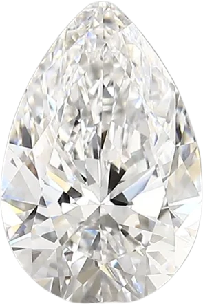 1.58 Carat D vvs2 Pear Lab Diamond