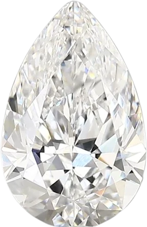 1.62 Carat E vvs2 Pear Lab Diamond