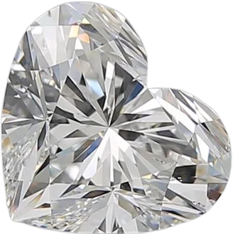 1.7 Carat E SI2 Heart Natural Diamond