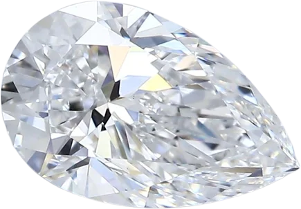 1.7 Carat D VS2 Pear Natural Diamond