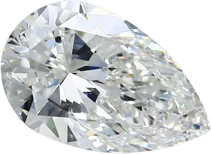 1.82 Carat I VVS1 Pear Natural Diamond