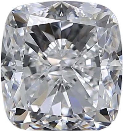 1.9 Carat D VVS1 Elongated Cushion Natural Diamond