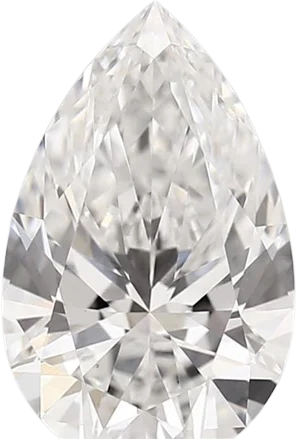 1.96 Carat E vs1 Pear Lab Diamond