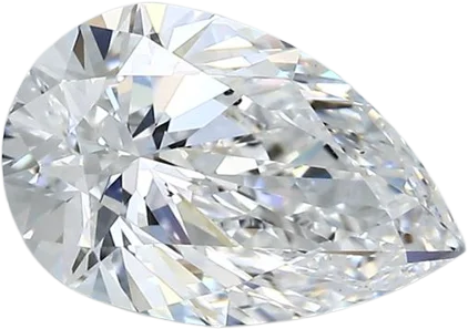 2 Carat E VS2 Pear Natural Diamond