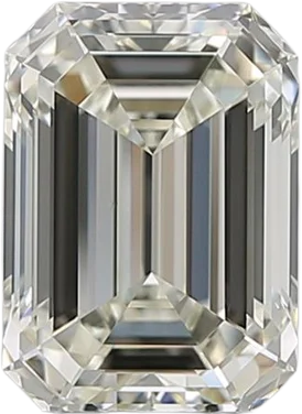 2.01 Carat K VVS2 Emerald Natural Diamond