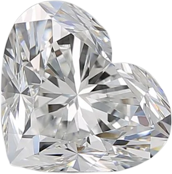 2.01 Carat E VVS1 Heart Natural Diamond