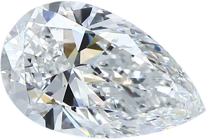 2.01 Carat D VS2 Pear Natural Diamond