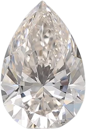 2.01 Carat J VVS1 Pear Natural Diamond