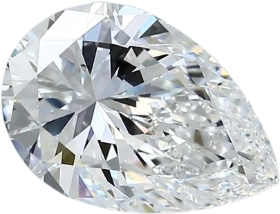 2.02 Carat E VS2 Pear Natural Diamond