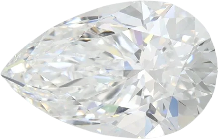 2.09 Carat D VVS2 Pear Lab Diamond