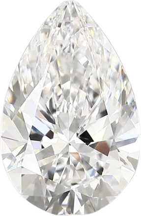 2.11 Carat D vvs2 Pear Lab Diamond