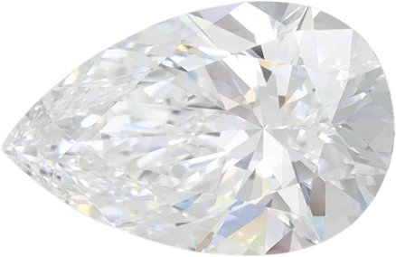 2.2 Carat D VVS1 Pear Lab Diamond