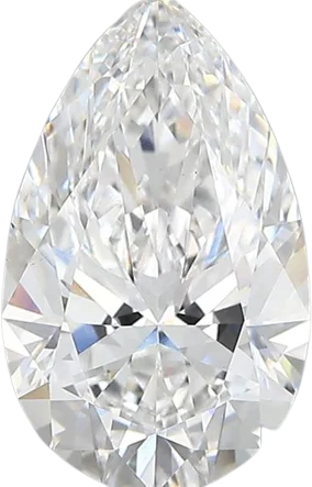 2.46 Carat E vs1 Pear Lab Diamond