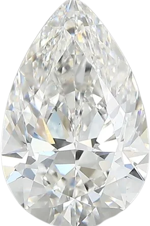 2.48 Carat E vs1 Pear Lab Diamond