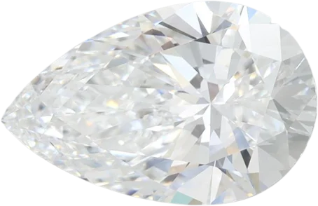 2.5 Carat D VVS1 Pear Lab Diamond