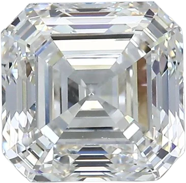 2.51 Carat J VS2 Asscher Natural Diamond