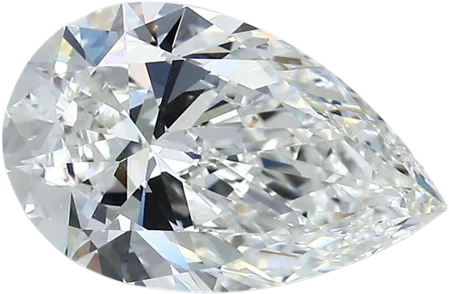 2.52 Carat G VS1 Pear Natural Diamond