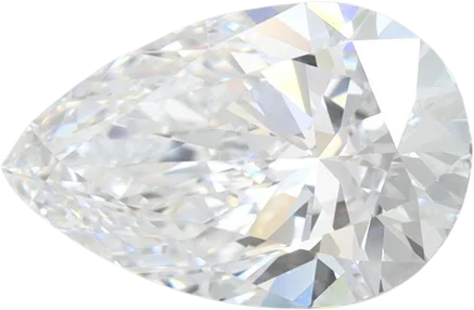 2.53 Carat D VS1 Pear Lab Diamond