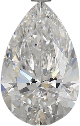 3 Carat D VVS2 Pear Lab Diamond