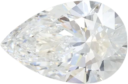 3 Carat E VVS1 Pear Lab Diamond