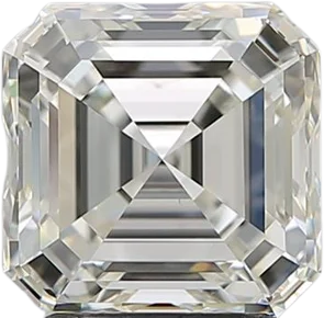 3.01 Carat J VS2 Asscher Natural Diamond