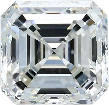 3.02 Carat I VVS2 Asscher Natural Diamond