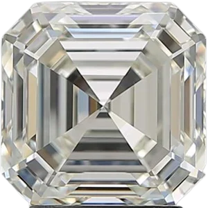 3.03 Carat I VVS1 Asscher Natural Diamond