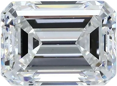 3.03 Carat E VS1 Emerald Natural Diamond