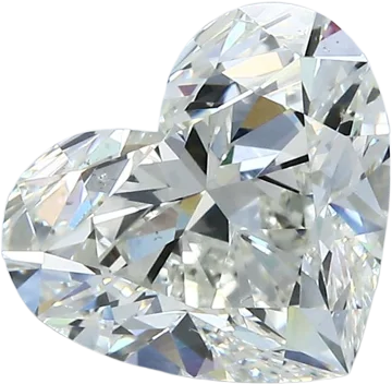 3.03 Carat J SI1 Heart Natural Diamond