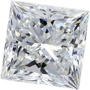 3.03 Carat G SI1 Princess Natural Diamond