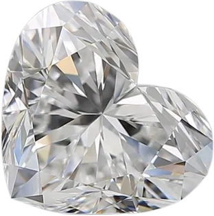 3.2 Carat E VVS1 Heart Natural Diamond