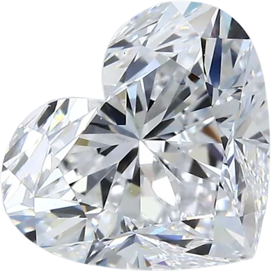 3.23 Carat D VS2 Heart Natural Diamond