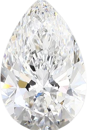 3.3 Carat E vvs2 Pear Lab Diamond