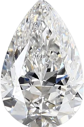 3.35 Carat E vvs2 Pear Lab Diamond