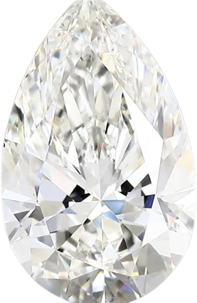 3.36 Carat G vvs2 Pear Lab Diamond