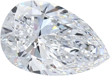 3.5 Carat D VS2 Pear Natural Diamond