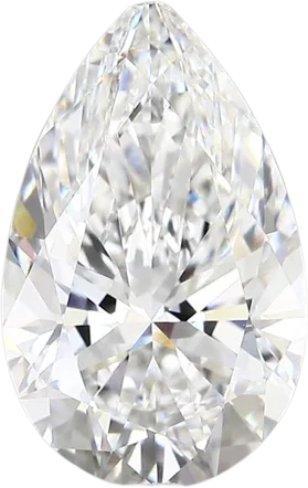 3.69 Carat E vs1 Pear Lab Diamond