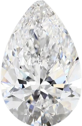 4.01 Carat E vvs2 Pear Lab Diamond