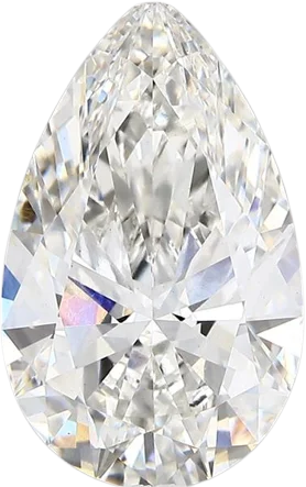 4.07 Carat G vs1 Pear Lab Diamond