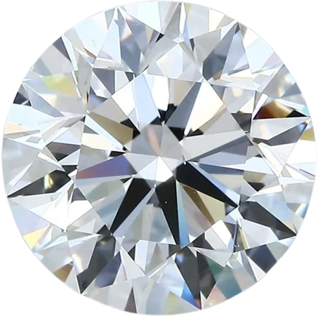 4.07 Carat D SI1 Round Natural Diamond