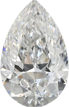 4.48 Carat E vs1 Pear Lab Diamond