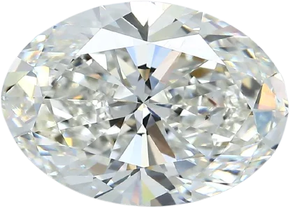 5.03 Carat I SI1 Oval Natural Diamond