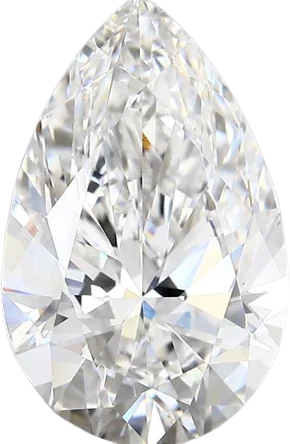 5.03 Carat E vs1 Pear Lab Diamond