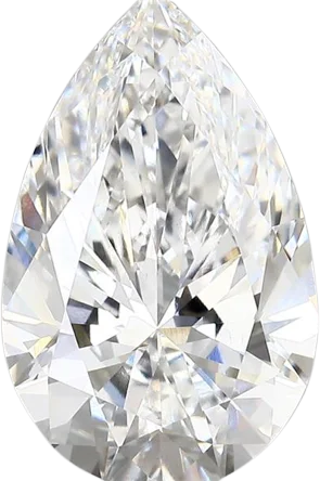 5.34 Carat E vs1 Pear Lab Diamond