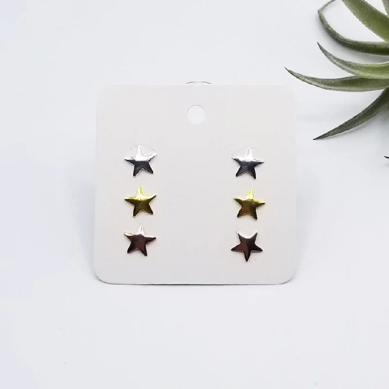 TRI TONE STAR POST SET