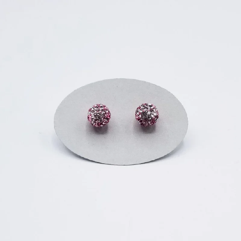 8mm PINK OMBRE CRYSTAL BALL