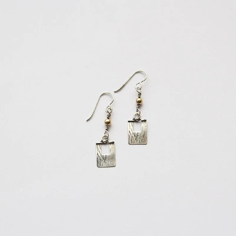 Sterling Silver Geometric Earrings