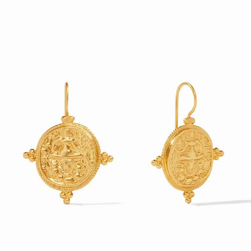 Quatro Coin Earrings